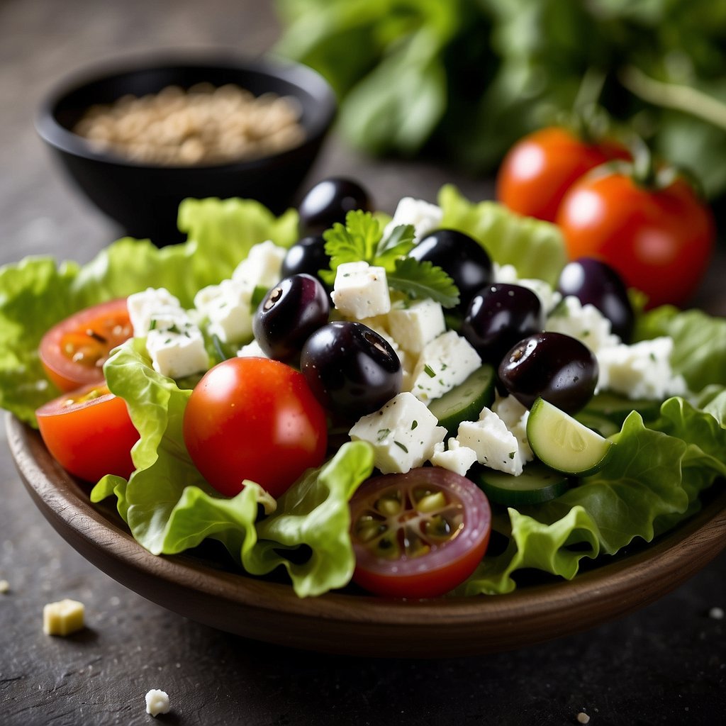 Receita de Salada Grega: Como Preparar em Casa em 5 minutos