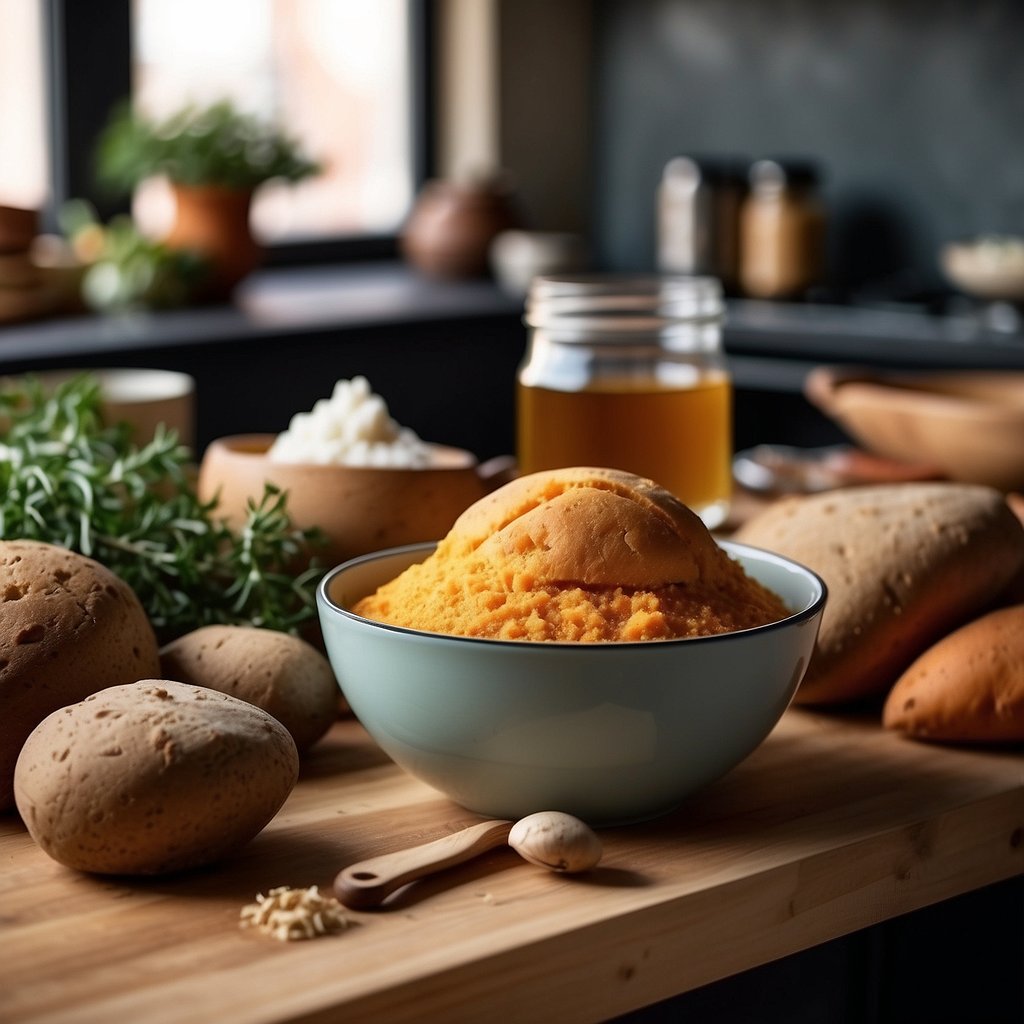 Receita de Pão de Batata Doce aprenda fazer em 1 hora